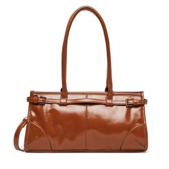 Torebka JENNY. Brązowe torebki klasyczne Jenny, bez wzorów, klasyczne, bez dodatków. Za 129.99 zł.