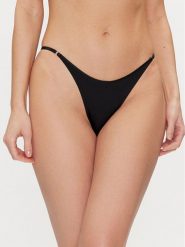 Calvin Klein Underwear Stringi 000QF7323E Czarny. Czarne stringi Calvin Klein Underwear, bez wzorów, z syntetyku. Za 119.99 zł.