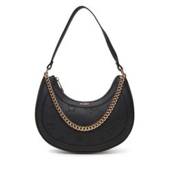 Torebka Aldo. Czarne torebki klasyczne Aldo, bez wzorów, klasyczne, bez dodatków. Za 149.99 zł.
