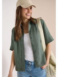 Cecil Lniana koszula w kolorze khaki rozmiar: XL. Brązowe koszule Cecil, xl, bez wzorów, ze lnu, bez kołnierzyka, bez ramiączek. Za 194.95 zł.