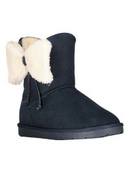 Geographical Norway Botki zimowe "Opap" w kolorze granatowym rozmiar: 39. Niebieskie botki Geographical Norway, bez wzorów, z futra, bez obcasa, bez zapięcia. Za 152.62 zł.