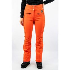 Damskie spodnie Softshell Falcon. Brązowe spodnie narciarskie Falcon, bez wzorów, z materiału, narciarskie. Za 1,062.99 zł.