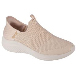 Buty sportowe Sneakersy damskie, Ultra Flex 3.0 - Cozy Streak. Brązowe buty sportowe lifestyle Skechers, bez wzorów, bez zapięcia, trekkingowe. Za 399.99 zł.