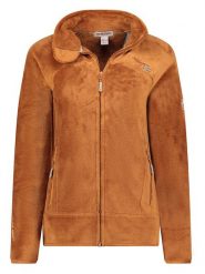 Geographical Norway Kurtka polarowa "Upaline" w kolorze karmelowym rozmiar: XL. Brązowe kurtki Geographical Norway, xl, bez wzorów, z polaru, bez kaptura. Za 80.45 zł.