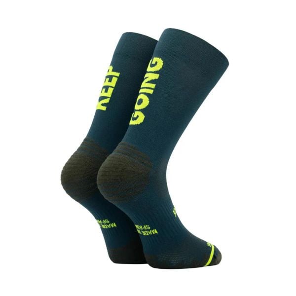 Skarpetki biegowe Sporcks Keep Going. Żółte skarpetki SPORCKS, bez wzorów, z nylonu. Za 154.00 zł.