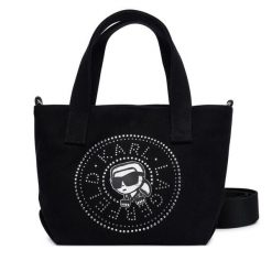 Torebka KARL LAGERFELD. Czarne torebki klasyczne KARL LAGERFELD, bez wzorów, klasyczne, bez dodatków. Za 339.99 zł.