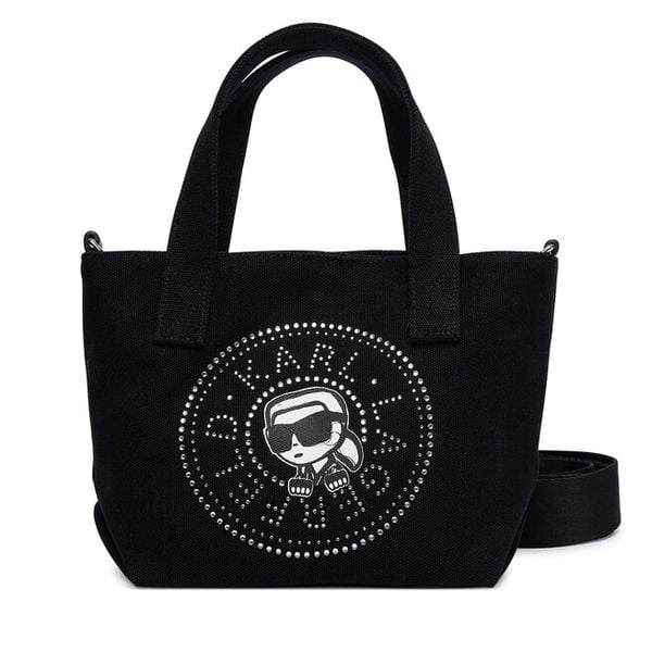 Torebka KARL LAGERFELD. Czarne torebki klasyczne KARL LAGERFELD, bez wzorów, klasyczne, bez dodatków. Za 222.99 zł.