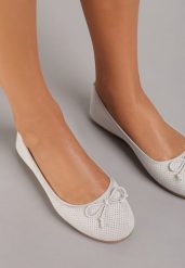 Szare Balerinki Sthugnaela. Szare baleriny Renee, bez wzorów, eleganckie, bez obcasa, na płaskiej podeszwie, bez zapięcia. W wyprzedaży za 37.49 zł.