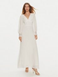Vila Sukienka letnia Dani 14098599 Biały Regular Fit. Białe sukienki Vila, bez wzorów, z syntetyku, bez kołnierzyka, bez ramiączek. Za 219.99 zł.