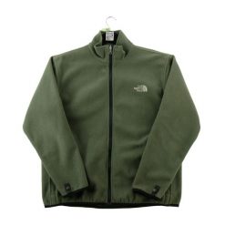 Second life - Kurtka polarowa damska Y2K Vintage - Stan bardzo dobry. Zielone kurtki The North Face, l, bez wzorów, z polaru, eleganckie, bez kaptura. Za 207.36 zł.