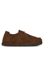 Birkenstock Półbuty Utti Lace 1033212 Brązowy. Brązowe półbuty wsuwane Birkenstock, bez wzorów, ze skóry, bez obcasa, na płaskiej podeszwie. Za 719.99 zł.