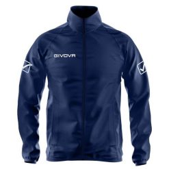Kurtka Givova Rain Basico granatowa. Niebieskie kurtki do biegania Givova, na zimę, xs, bez wzorów, z nylonu, bez kaptura, do biegania. Za 45.86 zł.