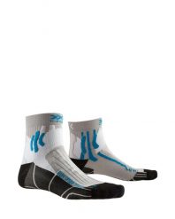 Skarpety biegowe X-SOCKS RUN SPEED TWO 4.0. Szare skarpetki X-Socks, bez wzorów, z materiału. Za 55.00 zł.