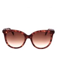 Longchamp Damskie okulary przeciwsłoneczne w kolorze jasnobrązowym rozmiar: 54. Brązowe okulary przeciwsłoneczne Longchamp, bez wzorów, z tworzywa sztucznego, szklane. Za 239.95 zł.