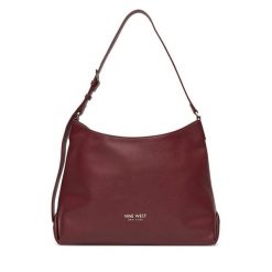 Torebka Nine West. Czerwone torebki klasyczne Nine West, bez wzorów, klasyczne, bez dodatków. Za 279.99 zł.