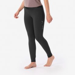 Legginsy wspinaczkowe damskie Simond Vertika. Czarne legginsy SIMOND, bez wzorów, z elastanu, sportowe. Za 129.99 zł.