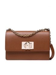 Furla Torebka 1927 BAFKACO-ARE000-03B00-1-007-20-BG-B Brązowy. Brązowe kopertówki Furla, bez wzorów, ze skóry, wizytowe, bez dodatków. Za 1,619.00 zł.