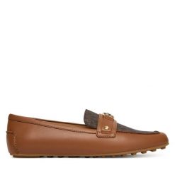 Mokasyny MICHAEL Michael Kors. Brązowe mokasyny MICHAEL Michael Kors, bez wzorów. Za 539.99 zł.