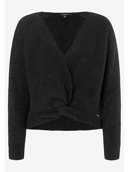 More & More Sweter w kolorze czarnym rozmiar: 34. Czarne swetry More & More, bez wzorów, bez ramiączek. Za 92.21 zł.