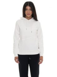 Bluza zimowa Damen z Kapuze zum Überziehen, Leone 1947 Braid-Einsätze. Białe bluzy LEONE 1947 APPAREL, na zimę, m, bez wzorów, z bawełny, bez ramiączek, z kapturem. Za 353.64 zł.