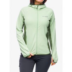 Bluza z kapturem damska Columbia Spectre Ridge Full Zip Hooded Tech Fleece. Zielone bluzy Columbia, xs, bez wzorów, sportowe, bez ramiączek, z kapturem. Za 329.99 zł.