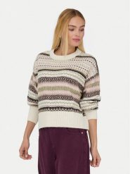 ONLY Sweter Arianne 15285832 Beżowy Regular Fit. Brązowe swetry ONLY, l, bez wzorów, z syntetyku, bez ramiączek. Za 169.99 zł.