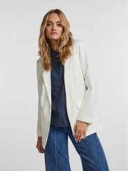 Pieces Marynarka Bossy 17114792 Biały Oversize. Białe marynarki i żakiety Pieces, s, bez wzorów, z syntetyku, bez ramiączek. Za 179.99 zł.