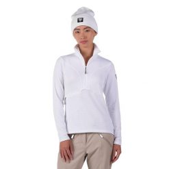 Bluza damska Rossignol Blackside Fleece Hz. Białe bluzy Rossignol, na zimę, m, bez wzorów, bez kaptura, narciarskie. Za 409.99 zł.