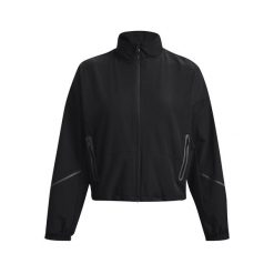 Damska kurtka wodoodporna Under Armour Unstoppable. Czarne kurtki Under Armour, m, bez wzorów, z materiału, z kapturem. Za 449.00 zł.