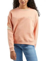 Lee Bluza w kolorze pomarańczowym rozmiar: M. Pomarańczowe bluzy Lee, m, bez wzorów, z bawełny, bez kaptura. Za 114.44 zł.