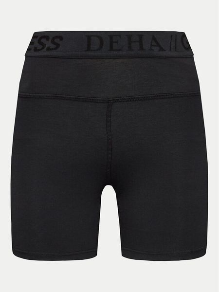 Deha Szorty sportowe A00115 Czarny Skinny Fit. Czarne szorty sportowe Deha, bez wzorów, z bawełny, na jogę i pilates. Za 159.99 zł.