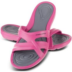 Klapki basenowe damskie PANAMA. Zielone klapki Aqua-Speed, bez wzorów, sportowe, bez obcasa, bez zapięcia. Za 69.99 zł.