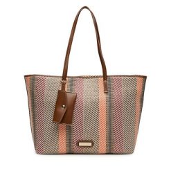 Torebka Nine West. Brązowe shopper bag Nine West, bez wzorów, bez dodatków. Za 219.99 zł.