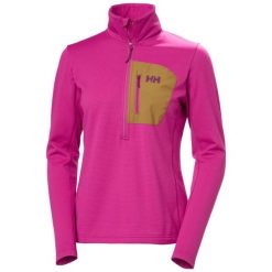 Bluza damska z zamkiem 1/2 Helly Hansen Versalite Fleece. Czerwone bluzy bez kaptura Helly Hansen, bez wzorów, bez kaptura. Za 355.00 zł.