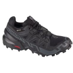 Buty Salomon Speedcross 6 Gtx 417434 czarne. Czarne buty do biegania bez wzorów, z gore-texu, bez zapięcia, do biegania, salomon speedcross, gore-tex. Za 886.21 zł.