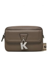 KARL LAGERFELD Torebka A1W30406 Szary. Szare listonoszki KARL LAGERFELD, bez wzorów, ze skóry, bez dodatków. Za 629.99 zł.