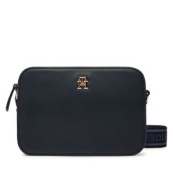 Torebka Tommy Hilfiger. Niebieskie listonoszki Tommy Hilfiger, bez wzorów, bez dodatków. Za 249.99 zł.