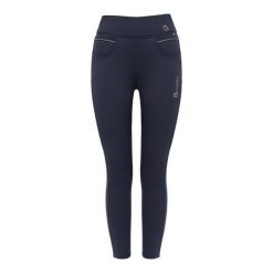 Damskie legginsy jeździeckie z pełną przyczepnością Cavallo Cavaliz RL. Czarne legginsy CAVALLO, bez wzorów, z elastanu, sportowe. Za 359.95 zł.