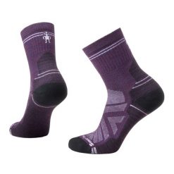 Skarpety trekkingowe damskie Smartwool Performance Hike Light Cushion Mid Crew. Fioletowe skarpetki Smartwool, bez wzorów. Za 77.99 zł.