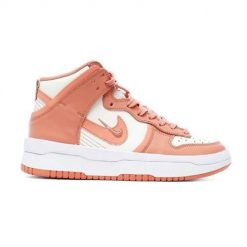 Buty do chodzenia damskie Nike Wmns Dunk High UP. Czerwone buty treningowe Nike, bez wzorów, z gumy, bez zapięcia, do koszykówki. Za 169.00 zł.