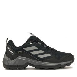 Trekkingi adidas. Czarne buty trekkingowe adidas, z gore-texu, bez zapięcia. Za 349.99 zł.