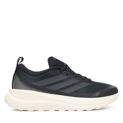 Buty do biegania adidas. Czarne buty do biegania adidas, bez wzorów, bez zapięcia, do biegania. Za 259.99 zł.