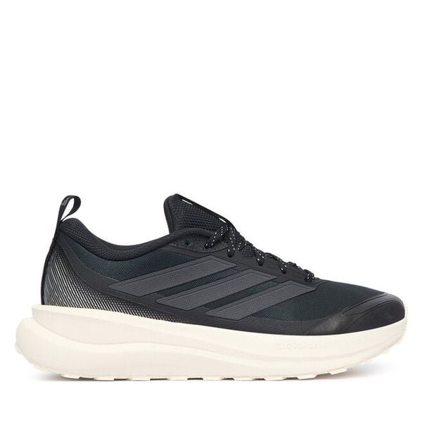 Buty do biegania adidas. Czarne buty do biegania adidas, bez wzorów, bez zapięcia, do biegania. Za 259.99 zł.