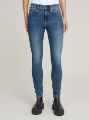 G-Star Dżinsy "3301" - Skinny fit - w kolorze niebieskim rozmiar: W28/L32. Niebieskie jeansy G-Star, l, z aplikacjami, ze skóry, klasyczne. Za 206.91 zł.