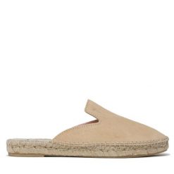 Espadryle Manebi. Brązowe espadryle Manebi, bez wzorów, bez obcasa. Za 549.99 zł.