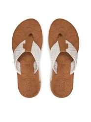 Roxy Japonki ARJL100899 Écru. Japonki Roxy, bez wzorów, z materiału. Za 129.99 zł.