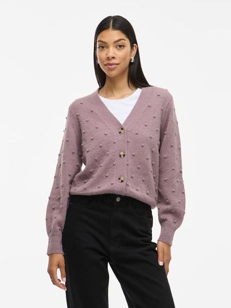Vila Kardigan "Vituli" w kolorze jasnoróżowym rozmiar: L. Różowe swetry Vila, l, bez wzorów, bez ramiączek. Za 131.12 zł.