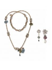 Weekend Max Mara Zestaw naszyjnik i kolczyki 2615751094650 Złoty. Żółte kolczyki Weekend Max Mara, metalowe. Za 829.99 zł.