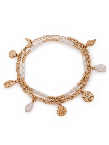 Aldo Zestaw bransoletek Oceanics 13994938 Złoty. Żółte bransoletki Aldo, metalowe. Za 59.99 zł.