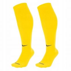 Getry piłkarskie unisex Nike Classic II treningowe długie skarpety szybkoschnące. Żółte skarpetki Nike, bez wzorów. Za 38.00 zł.